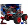 Remote Controlled Terrain Car 1:14 2.4G RC Red Big Wheels 