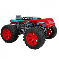 Remote Controlled Terrain Car 1:14 2.4G RC Red Big Wheels 