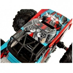 Remote Controlled Terrain Car 1:14 2.4G RC Red Big Wheels 