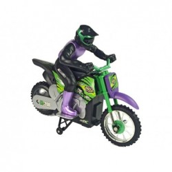 Remote Controlled Crossbike 1:18 2.4G Purple 15 km/h
