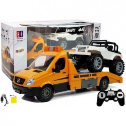 Tow Truck Transporter Mercdes- Benz Remote Controlled 2.4G 1:18 Winch