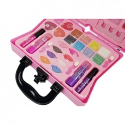Suitcase With Cosmetics For Girls Eyeshadows Nail Polish