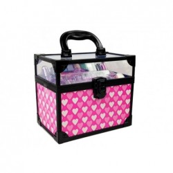 Make-up set. Box. Suitcase. Lipstick. Lip glosses