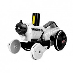 Gun Launcher Car 2 in 1 Remotely Operated Foam Discs White