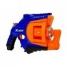 Pistol Foam Cartridge 48 rounds Rotating Magazine Blue and Orange