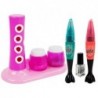 Nail Painting Set Glitter Dispenser Coloured Stickers