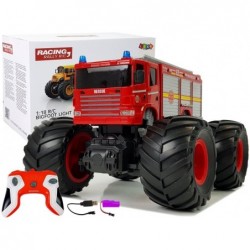 Fire Truck Huge Wheels Remote Controlled 2.4G Sound