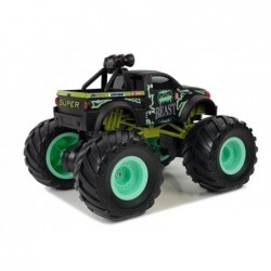 Off-road Auto Pick Up Huge Bigfoot Wheels 2.4G 1:18 Black / Green Remote Controlled