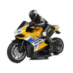 Sports Motorcycle 2.4G Remote Controlled Racer Range 35m Yellow
