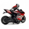 Sports Motorcycle 2.4G Remote Controlled Racer Range 35m Red