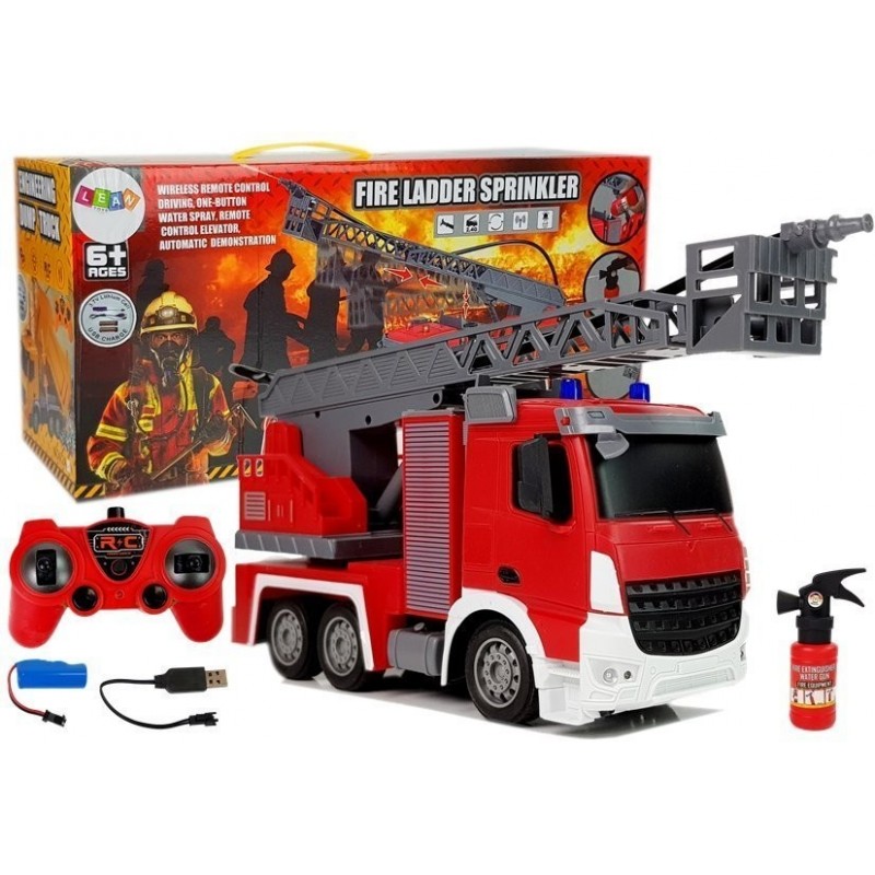  Remote Controlled Ladder Fire Brigade with Water 2.4 G