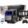 Large Remote Controlled Caravan Black 36cm Lighting Effects