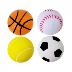 Set of 4 Soft Balls for Sports Golf Tennis Football