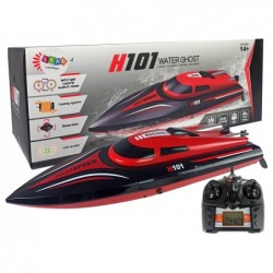 Remote Controlled Powerboat H101 Red 1:48 2.4G 35 km/h