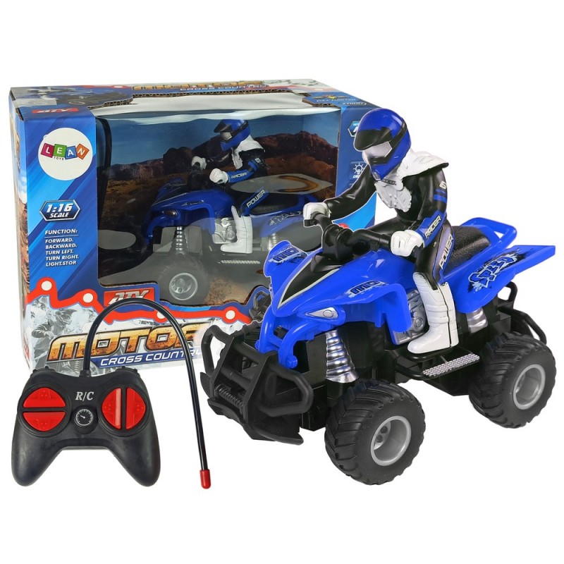 Remote Controlled Quad Blue 27 Mhz 116 with Batteries