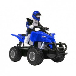 Remote Controlled Quad Blue 27 Mhz 1:16 with Batteries