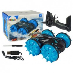 Two-sided remote-controlled amphibious vehicle Blue 2.4G