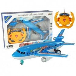 Remote Controlled Aircraft Blue Pilot 40 Mhz Lights
