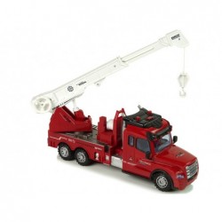 Remote Control Fire Truck Remote Control 2.4G Lights Sounds Red
