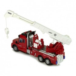 Remote Control Fire Truck Remote Control 2.4G Lights Sounds Red