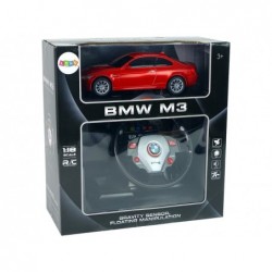 Remote Controlled BMW M3 Red 2.4G Pilot Steering Wheel 1:18 Sound Lights