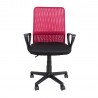 Task chair BELINDA black red