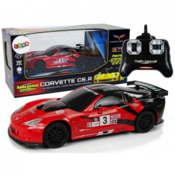 Sports Car R/C 1:24 Corvette C6.R Red 2.4 G Lights