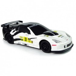 Sports Car R/C 1:24 Corvette C6.R White 2.4 G Lights