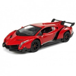 Sports Car R/C 1:24 Lamborghini Veneno Red 2.4 G Lights