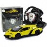 Remote Controlled Lamborghini Veneno Yellow 2.4 G Pilot Steering Wheel Sound Lights