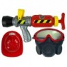 Brigade Set Fire Extinguisher Water Mask Helmet Red