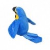 Interactive Talking Blue Parrot Repeating Words