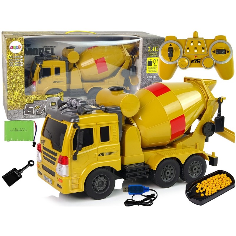 2.4G Remote Controlled Concrete Mixer Rotating Pear 1:20 Accessories