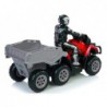 Quad with Trailer 1:10 Off-Road Red 2.4G