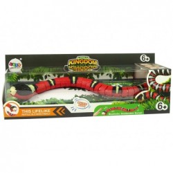 Remote Controlled Snake Touch Red Black Stripes