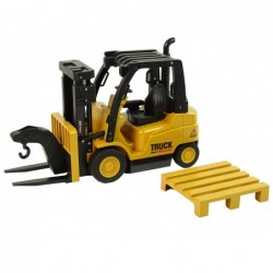 Remote Controlled Forklift Truck 360 Degree Rotation Yellow Pilot