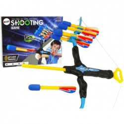 Longbow 6-shot Sport Bow for children Blue and Black