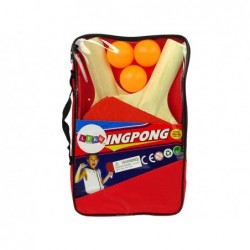 Wooden Ping Pong Sticks 3 Balls Cover