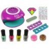 Nail Polish Set Hairdryer Diamonds Glitter