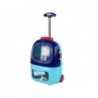 Cat Beauty Salon Set Pet in a Suitcase Backpack Blue