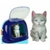 Cat Beauty Salon Set Pet in a Suitcase Backpack Blue