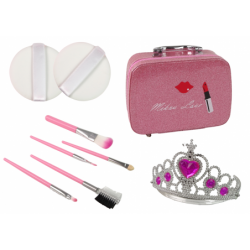 Make-up Set in a Suitcase Pink Trunk Glitter Glosses