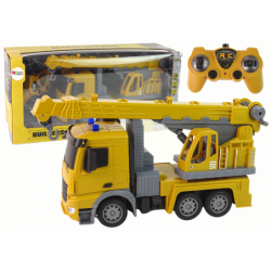 Crane Construction Vehicle 2.4G R/C Yellow 1:12