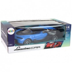 Remote-controlled sports car LED front lights + R/C remote control