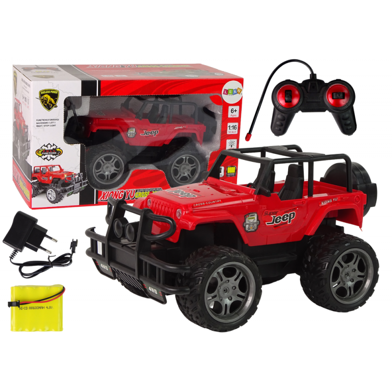 Jeep Cross- Country R/C off-road Car 1:16 Red