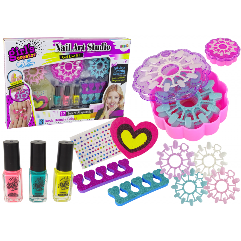 Nail Styling Set for Little Ladies Nail Art Studio