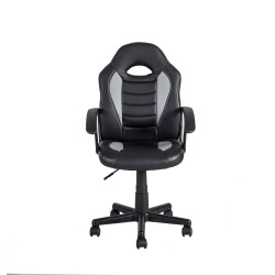 Children's chair FORMULA-1 black grey