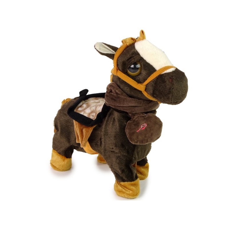 Horse Mascot Interactive Brown Horse Bright Mane Music