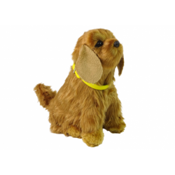 Interactive Plush Dog Soft fur Cocker Spaniel breed  Stroke its head and learn its functions