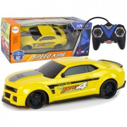 Remote-controlled R/C Sports Car 1:24  Speed King Yellow